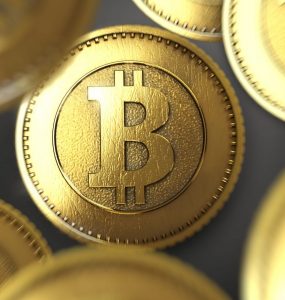 Picture of a bitcoin