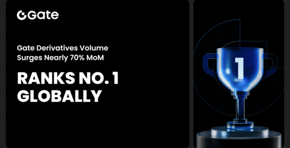 Gate's Nearly 70% MoM Growth in Derivatives Volume Tops Global Charts, Featured in CoinDesk’s Latest Report